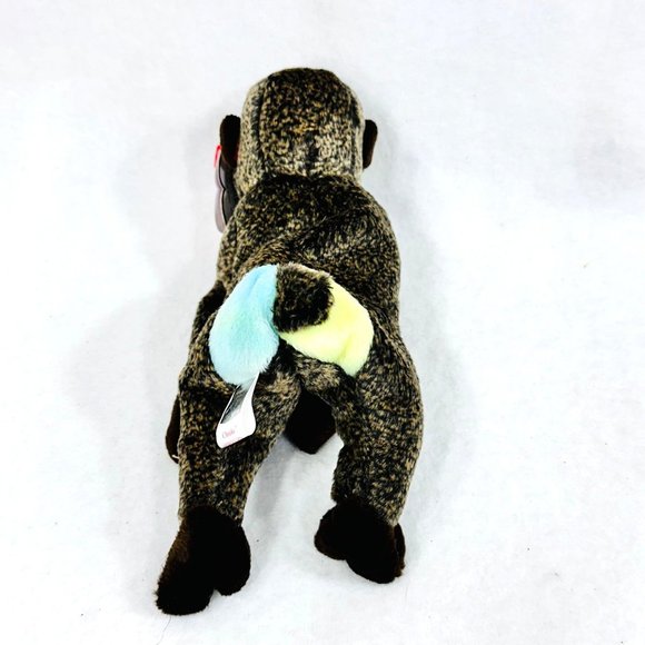 Ty Cheeks Vtg. 1999 Original Beanie Baby - Mandrill Monkey w/All Tags - Picture 6 of 10